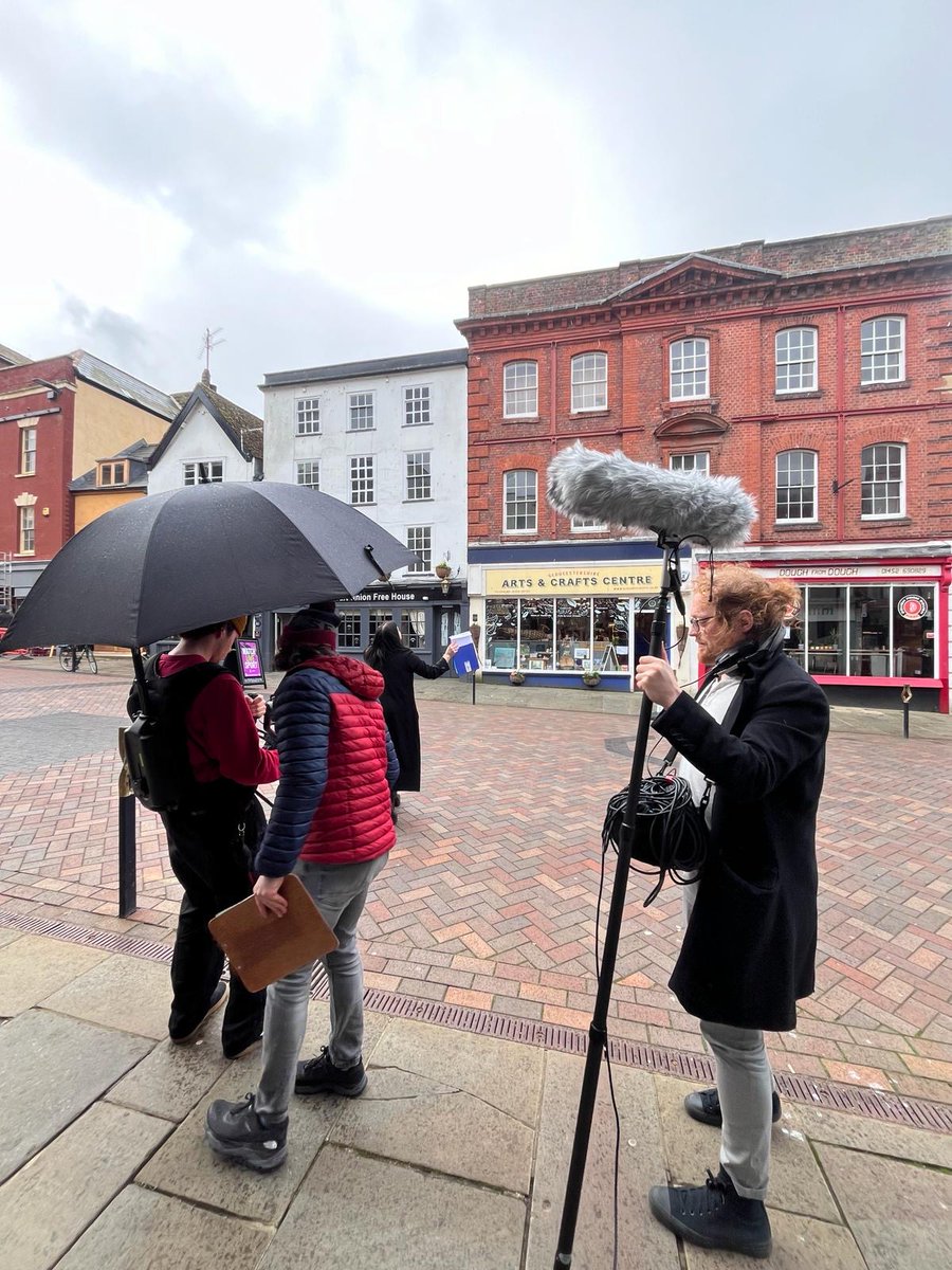 We had the pleasure of filming with the incredible @DrJaninaRamirez in Gloucester for an upcoming and very exciting @HistoricEngland project! 🎥 Keep your eyes peeled! 👀