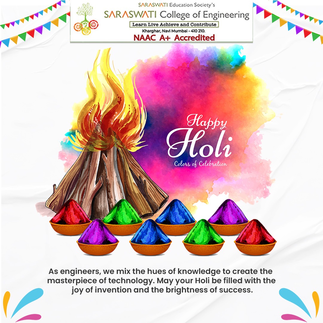 SCOE_Kharghar's tweet photo. Let the colors of Holi spread joy and happiness, uniting hearts and souls with vibrant hues of love and laughter! Wishing everyone a colorful and joyful Holi from Saraswati College of Engineering! 🎨🌈
.
.
#Join_SCOE 📚
.
#SCOEkharghar #HappyHoli #ColorsOfJoy https://t.co/VP3AsEHwPR
