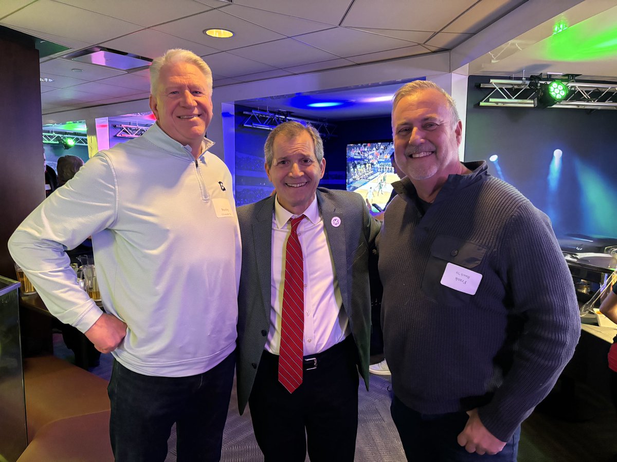Outstanding evening with two classmates from ‘79 - Stan Glowacki and Frank Rauch <a href="/ChickiesnPetes/">Chickie's and Pete's</a> <a href="/parxcasino/">Parx Casino</a>. We had over 60 alumni join us for our March madness evening! You missed a great time! <a href="/HolyGhostPrep/">Holy Ghost Prep</a> <a href="/hgpathletics/">Holy Ghost Prep Athletics</a> <a href="/HGPAlumni/">HGP Alumni Association</a> #ThinkGhost