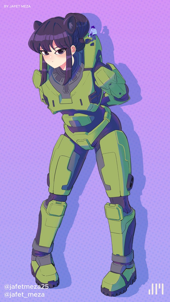 Komi San needs a weapon.