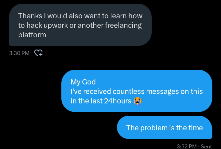 TheJuliusAkano_'s tweet image. A lot of people reached out about setting up Fiverr for getting gigs. Truth is, it&apos;s hard to explain to each person.

So I might consider helping and even add Upwrok for FREE if we can get at least 20 people.

So if you&apos;re interested, comment &amp;amp; repost and I&apos;ll drop a group link.