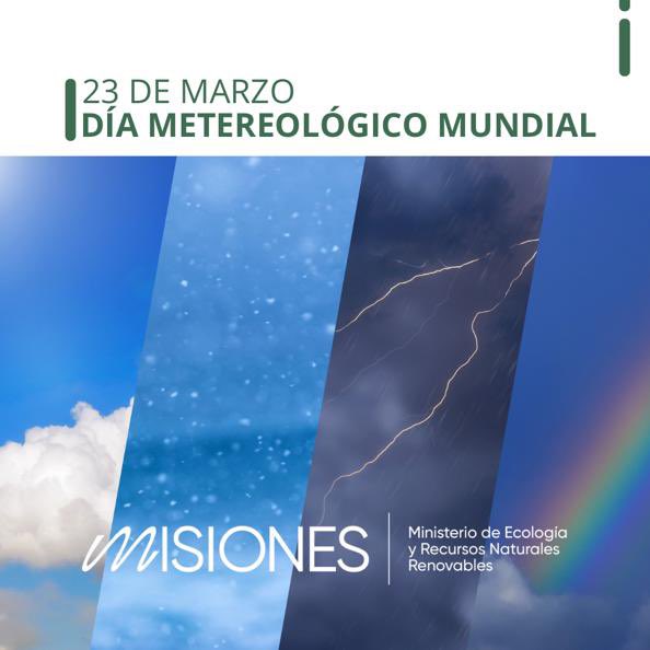 El Día Meteorológico Mundial tiene como objetivo concientizar sobre la importancia de la meteorología para la seguridad, el bienestar y el desarrollo sostenible de la humanidad. ☀️🌡️🌧️