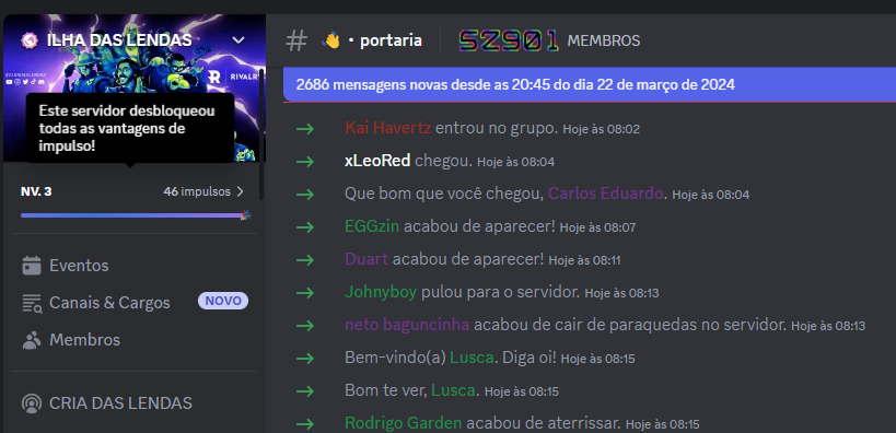 zNiCoLoFF's tweet image. Ontem a noite passamos de 50 mil membros no discord da Ilha

E chegamos em 52901 membros 😍😍😍😍😍