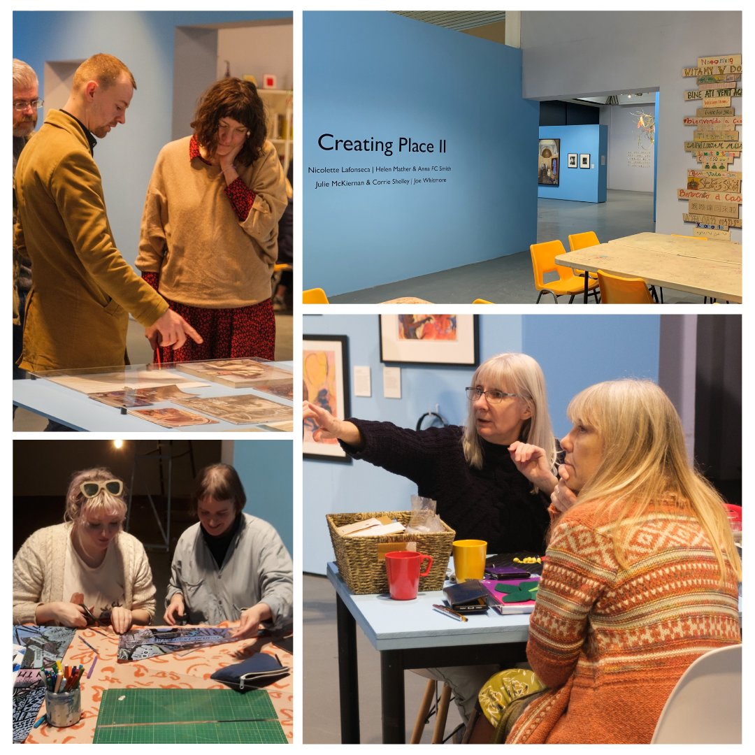Only one week left of Creating Place II! Join us on 30th March for the final day of the exhibition, the last family workshop, & a variety of crafts & activities on Leigh Civic Square with @ArchivesWiganLeigh. Find out more on Eventbrite here: bit.ly/49YCPhv