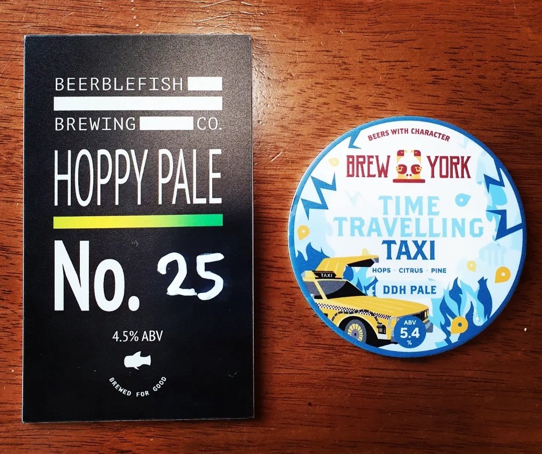 Fresh on cask from <a href="/beerblefish/">Beerblefish Brewing Co.</a> and keg from <a href="/brewyorkbeer/">Brew York</a> !