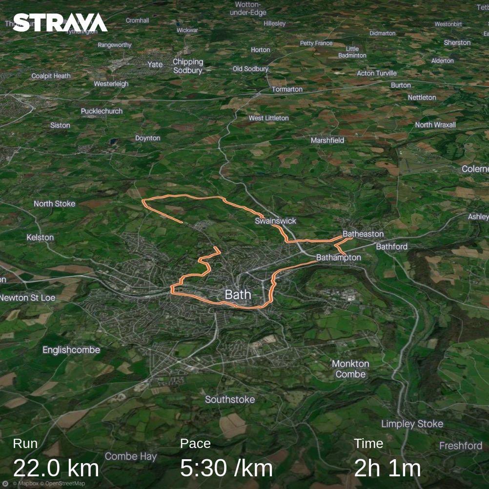 W14 relieved to see a shorter long one on the plan today….. so I added some hills!