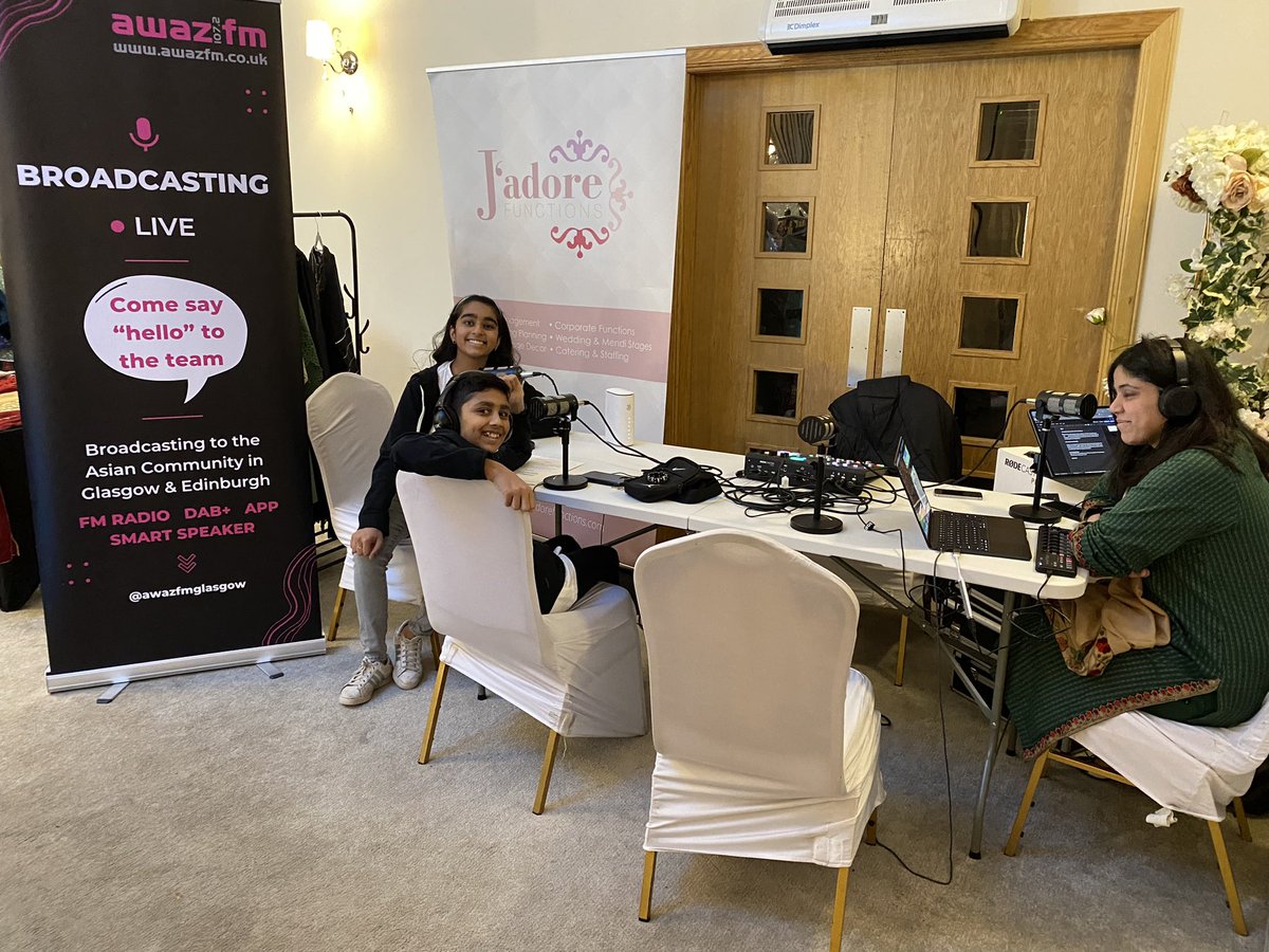 awazfm's tweet image. Come down to the #awazfm #eidbazaar and come and see the amazing stalls plus visit the broadcasting team and say hello