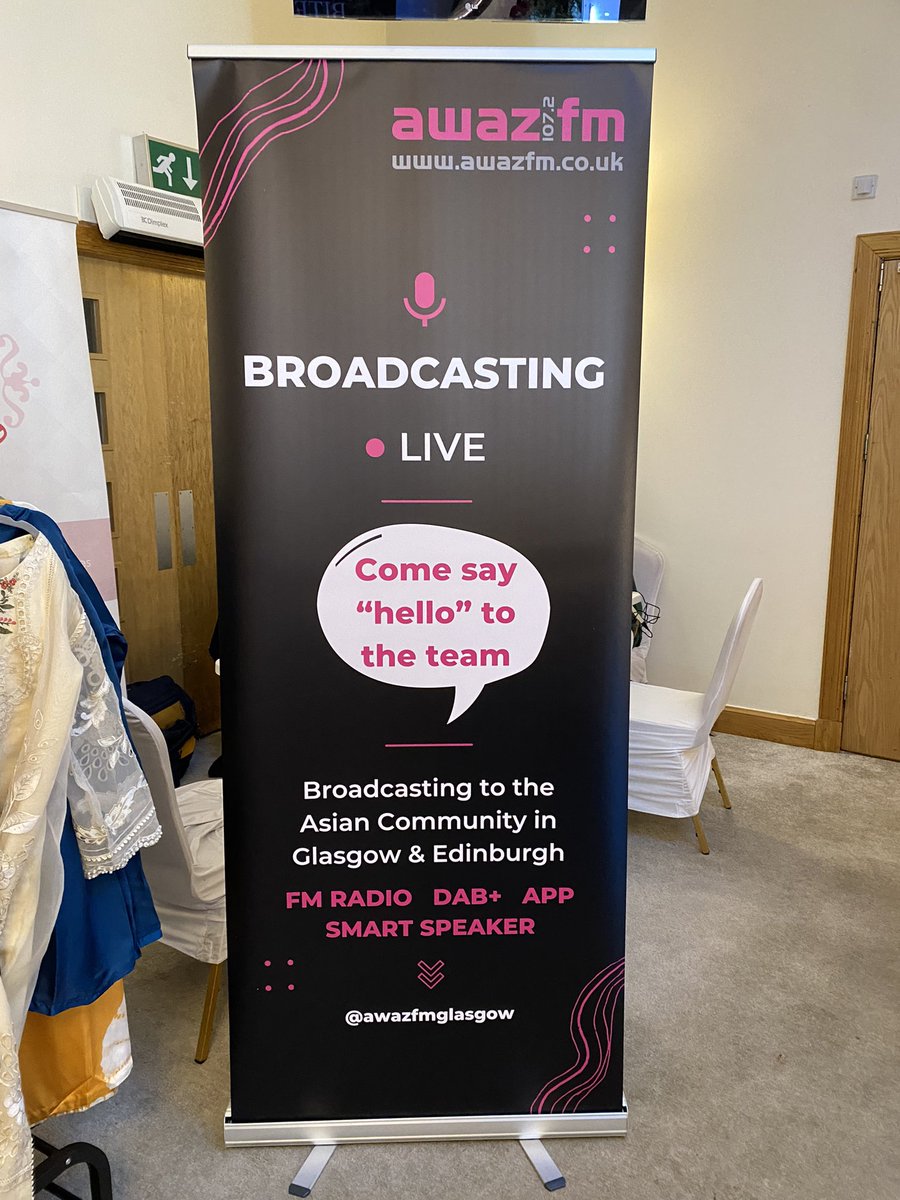 awazfm's tweet image. Come down to the #awazfm #eidbazaar and come and see the amazing stalls plus visit the broadcasting team and say hello