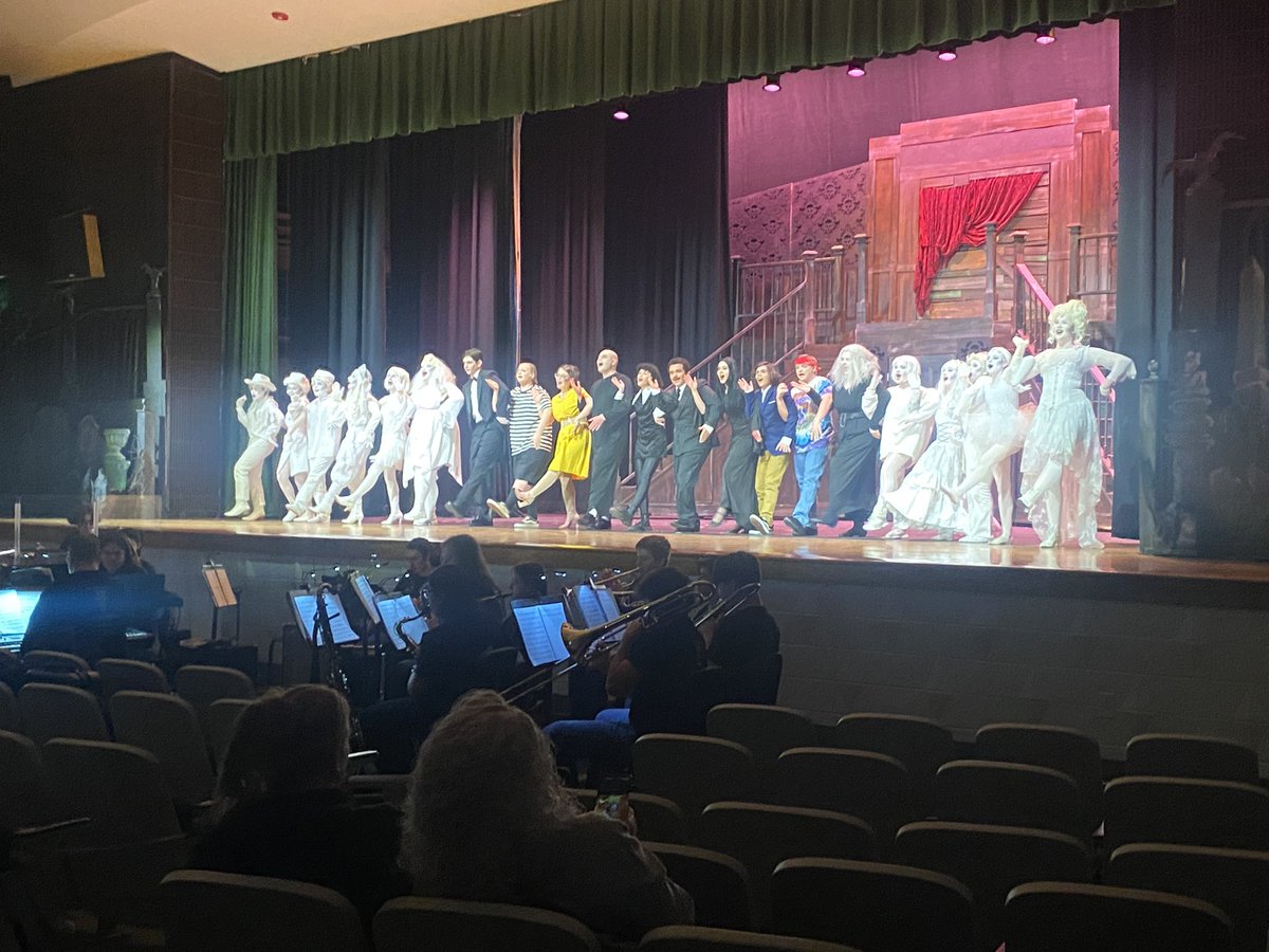 RaritanSports's tweet photo. Do you need a perfect activity for a rainy afternoon come out see our spring musical, "The Addams Family" tickets available online for our matinee at 2 o'clock and our evening show at 7 PM. https://t.co/Ovoz9Ub7iJ