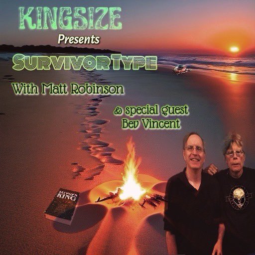 Something for the weekend ? Search “kingsize” wherever you may pod and check out the 2hr palaver with Bev Vincent on all things <a href="/StephenKing/">Stephen King</a> . Laughter , exclusives &amp; deep cuts. #keepitkingsize