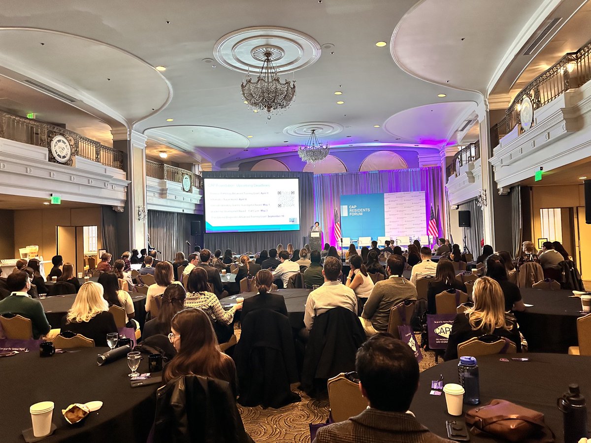 DrBuiPathology's tweet image. A record number of #pathology residents, fellows, &amp;amp; medical students are gathering at the College of American Pathologists Resident Forum during #USCAP24. @Pathologists are invested in our future pathologists. Look forward to  see everyone again at #CAP24. ⁦⁦⁦@TheUSCAP⁩