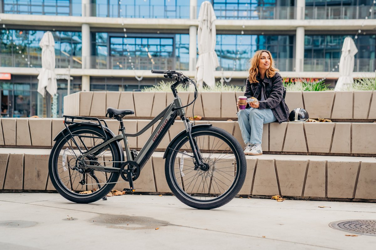Embracing the weekend vibes with Denago Commute 1 under the glorious morning sun. No more mundane commutes – it's time to elevate your journey with eco-friendly style and effortless mobility. Let the adventure begin! #DENAGO #Commute1 #ElectricBike #SustainableLiving