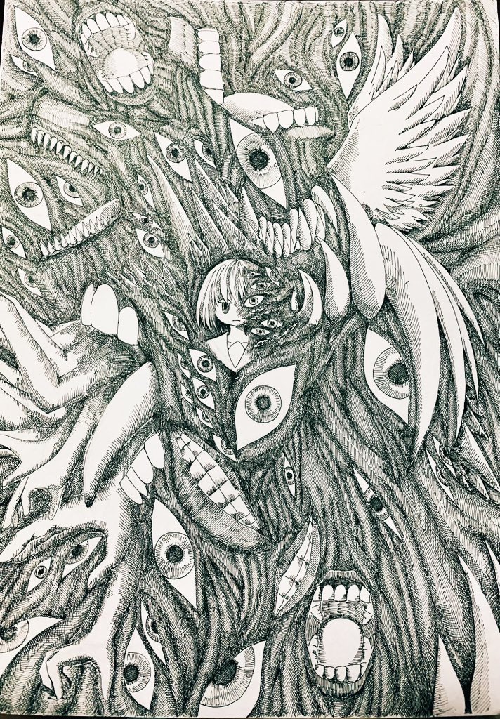 MmI1p's tweet image. #フォロワー一万人以下の絵師が力作を投稿してたくさんのフォローを貰うタグ