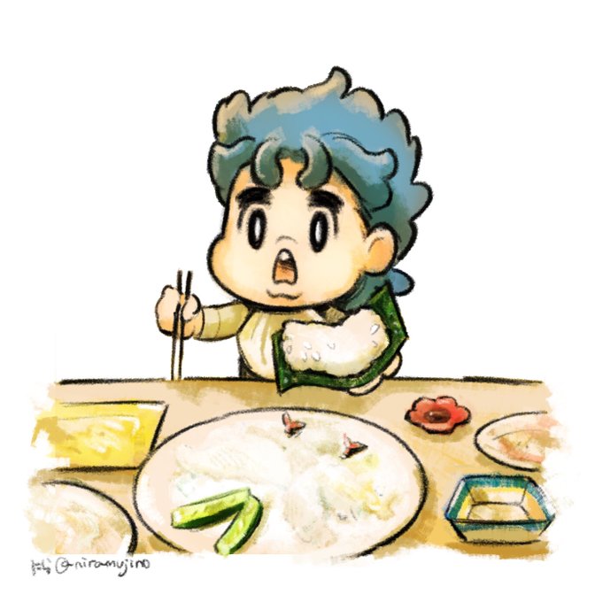 「1boy holding chopsticks」 illustration images(Latest)