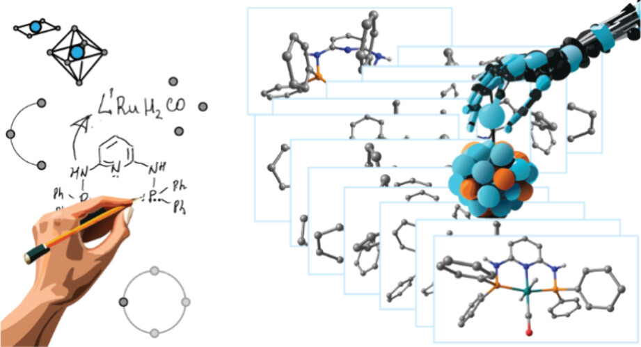 With @iChernyshoff in @JCIM_JCTC: MACE to build and explore organometallic complexes. No need for a talent to mentally rotate 3d structures. No need to assume configuration. Just draw ligands and let MACE do the rest! Discover unexpected! @ChemeTUDelft go.acs.org/8Aa