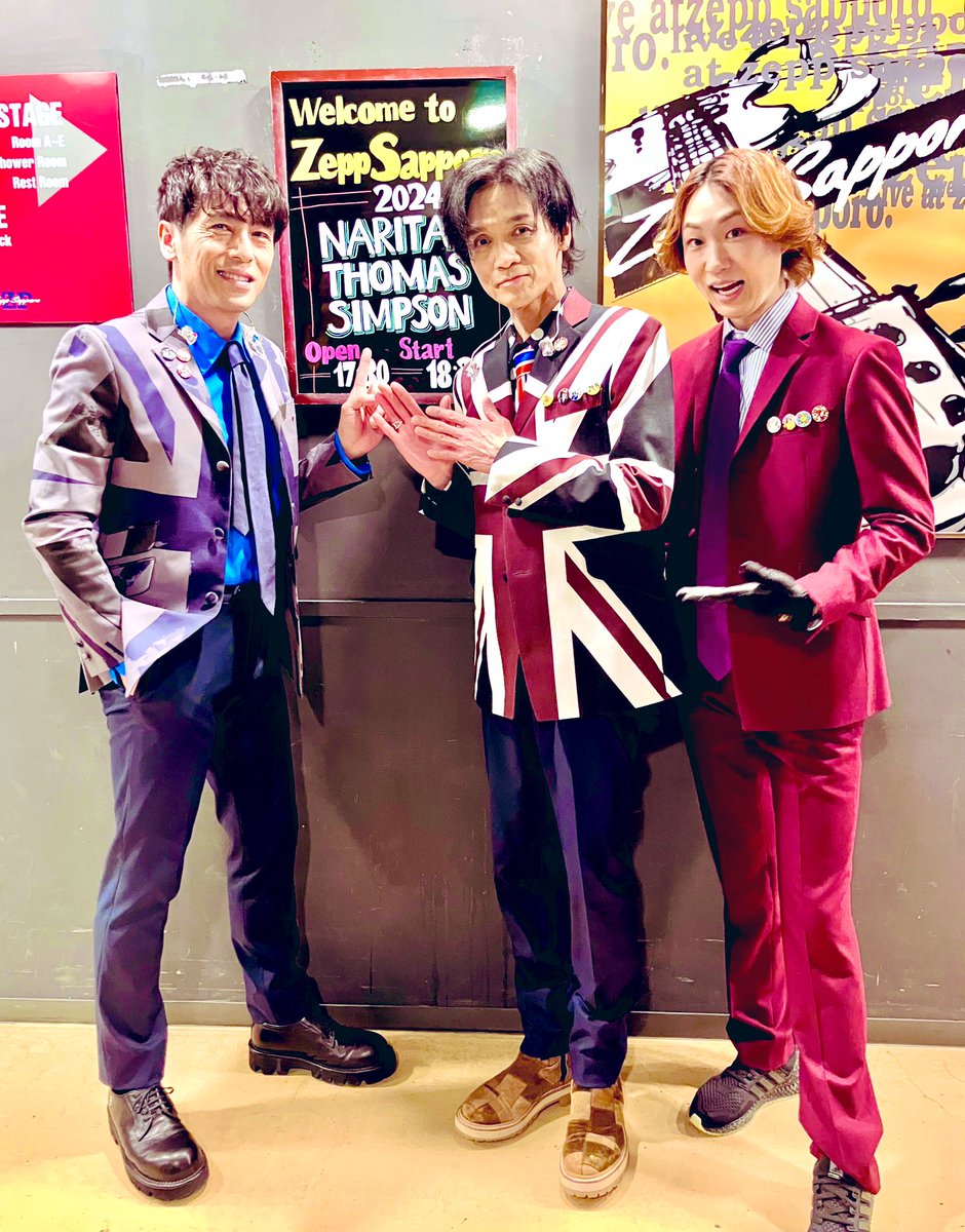 NARITA THOMAS SIMPSON‼️ ツアーファイナルZepp 札幌✨ ありがとうご