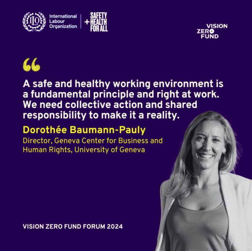 I am looking forward to moderating a discussion on how to make a safe working environment a reality for all! April 10 in #Geneva, registration and program - lnkd.in/dK86z9R8 #VZFForum #OSH @ilo @unige_en #BizHumanRights