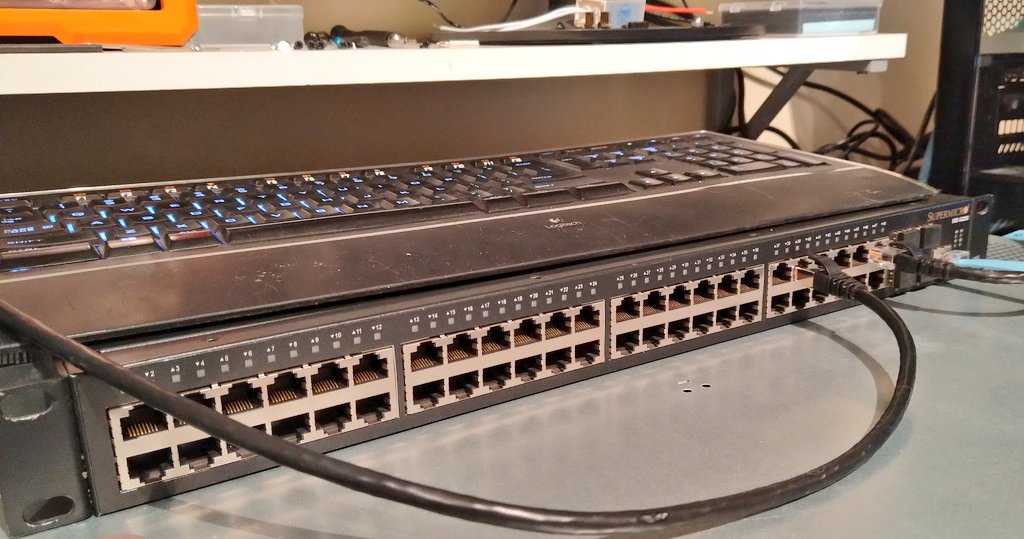 nickdodd's tweet image. Provisioning a switch ๐ #networkadmin #datacenter