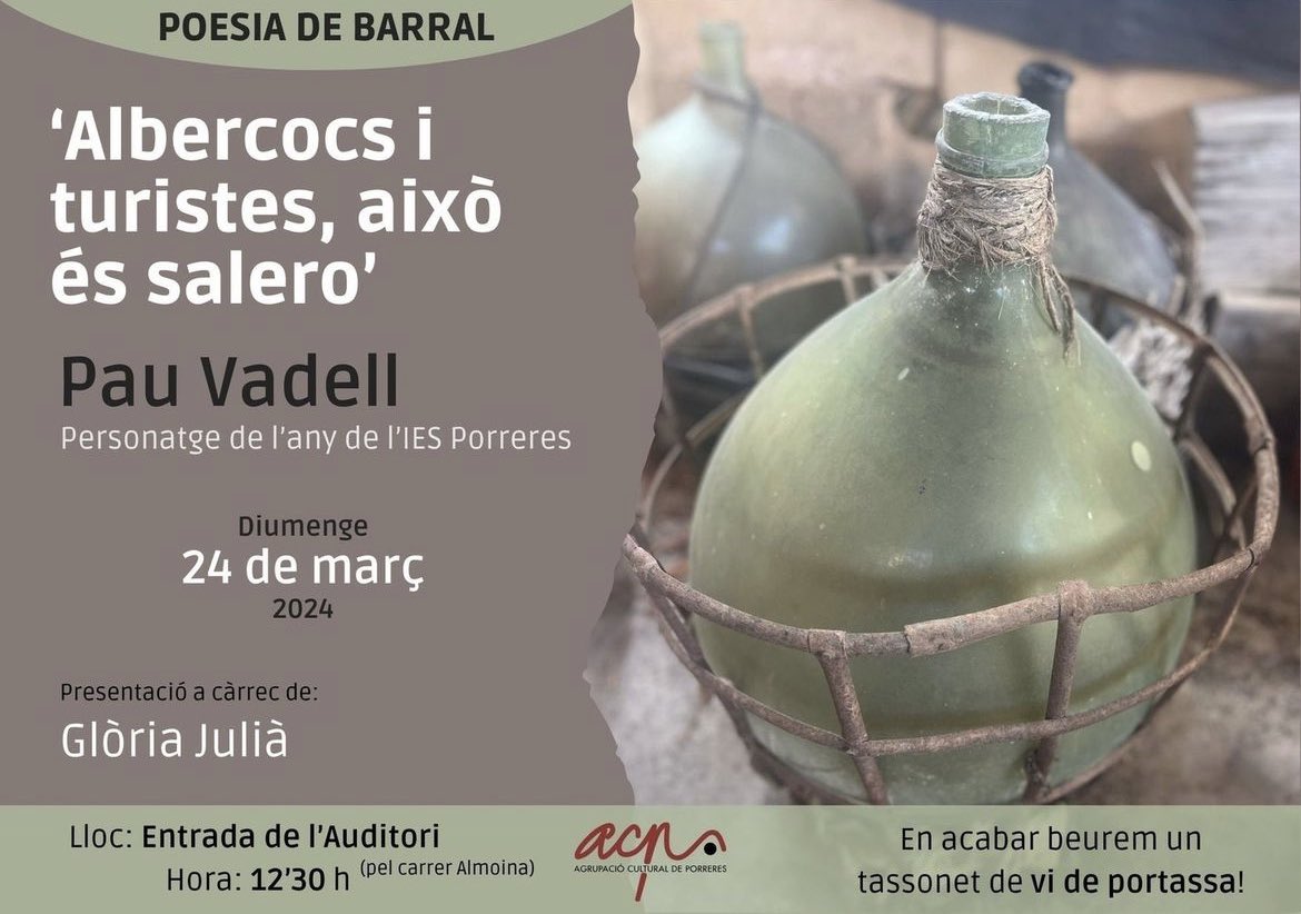 Au, a recitar! 
Partesc. Veniu voltros? 

Avui a #jaumedepuntiro, amb <a href="/carmecastells/">carme castells</a> <a href="/locampaner/">Miquel Àngel Adrover</a> <a href="/RamonReusBrunet/">Ramon Reus Brunet</a>! 

(Demà és l’Auditori de PORRERES, no vos penseu que entri en diumenge a Palma voluntàriament)