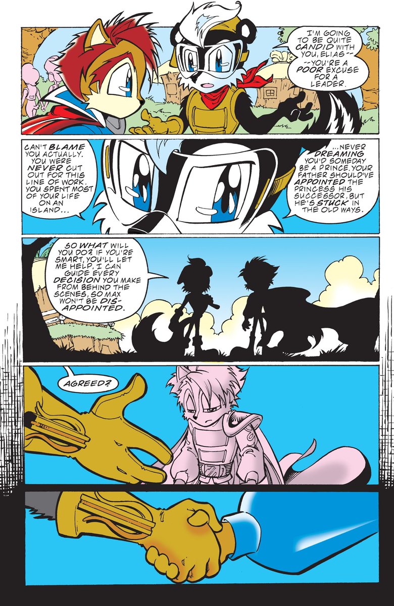 TheRealLyricCat's tweet photo. Sonic The Hedgehog 93#
Escritura: Karl Bollers
Arte: James Fry
#SonicTheHedgehog #EliasAcorn #SonicComic #Sonic #SonicComics #ArchieSonic #ArchieSonicComics #SonicArchie #SonicArchieComics #GeoffreyStJohn https://t.co/9QrHKFYfsY