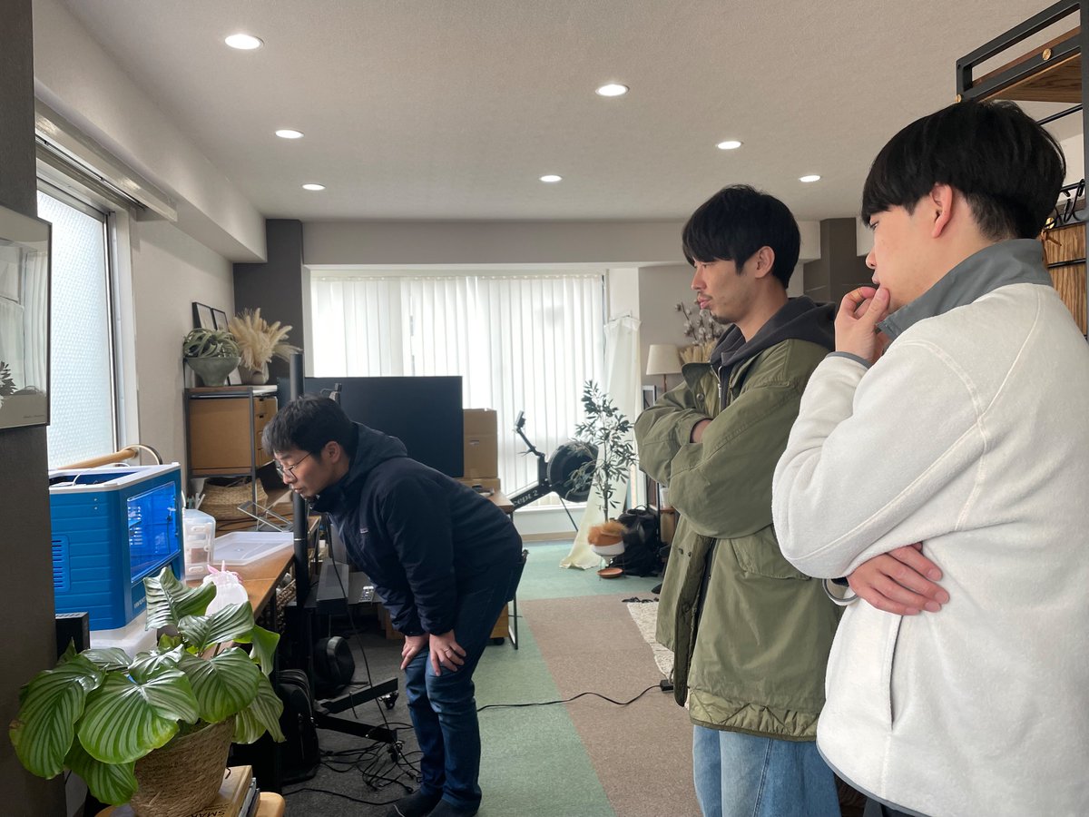 yishizu0's tweet photo. #TokyoAECDev
坂口君準備も進行もありがとうございました。冗談言いつつ、作れて楽しかった。bambulabをGコードで動かせて満足。 https://t.co/20gt0Tp0fY
