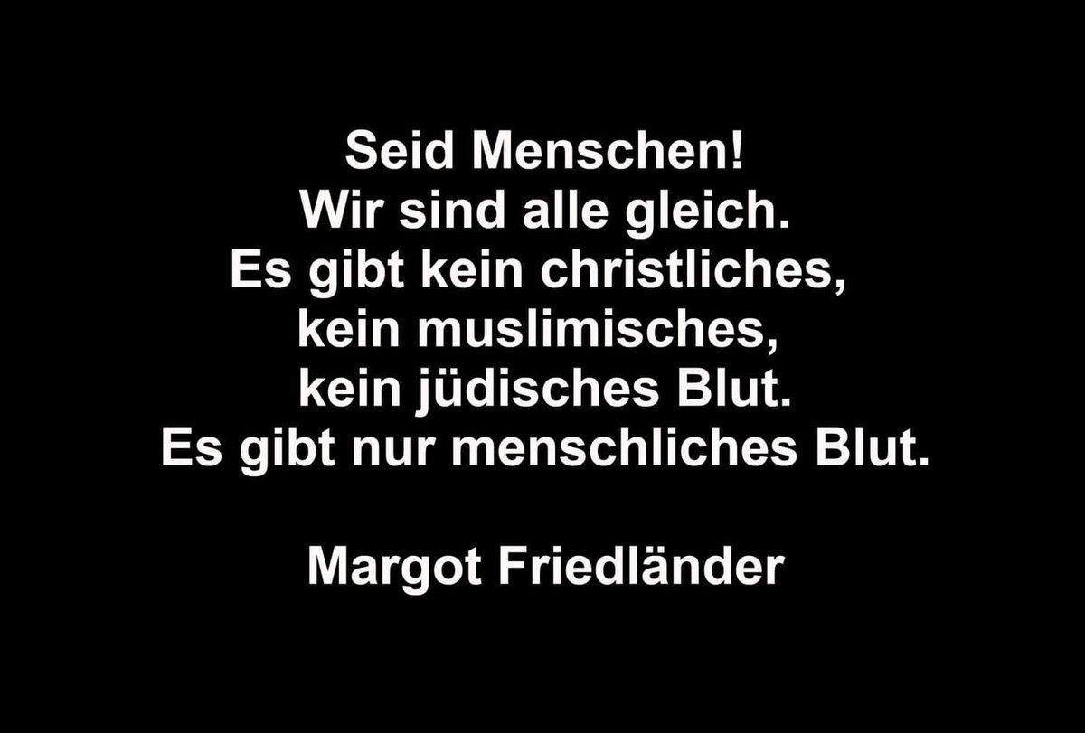 #SeiEinMensch