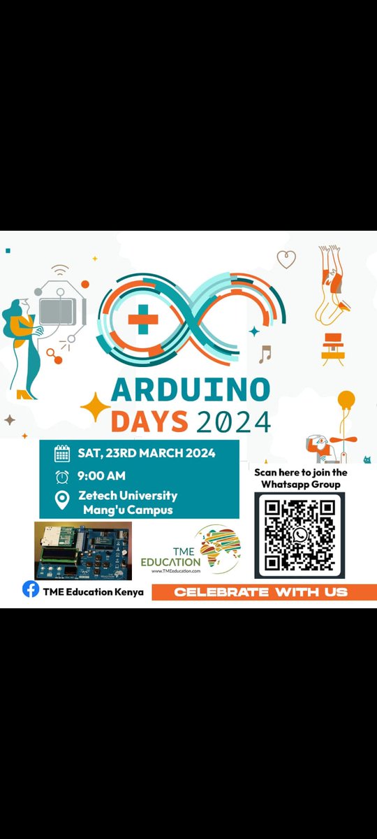 CalebOdinga1's tweet image. Tupo site 🥳🥳
Do you know the day it is ?!
Yes, siku ni ya tech and Arduino Day gat us !!!!! @arduino @TmEedu @tmeedukenya @ZetechUni @ItechclubZetech
#arduinoday2024 #TMEEducation #Arduino