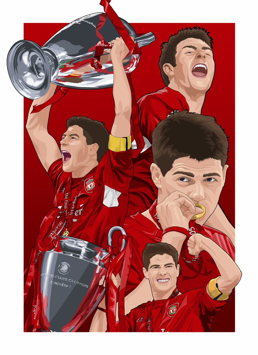 DesignsPed's tweet photo. Legends match today and it’s another opportunity to see #Gerrard back for the #Reds at Anfield

Link to Prints & mugs available in comments

#liverpoolfootballclub #lfc #lfcfamily #lfcfans #lfcnews #lfcforever #liverpoolfc #premierleague #pl  #epl #football #footballart #footballartwork #footballillustration #digitalart #digitaldrawing #digitalartist #illustration