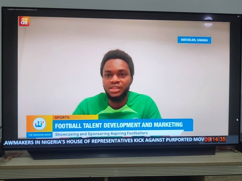 The show was broadcasted on the @AIT_Online channel (see below.)

#JibrilFootballAgency #TheWeekendShow