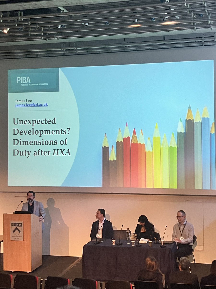 Keynote speaker <a href="/jamessflee/">James Lee</a> at #PIBACon24 addresses the audience on the recent case of HXA and unexpected developments…