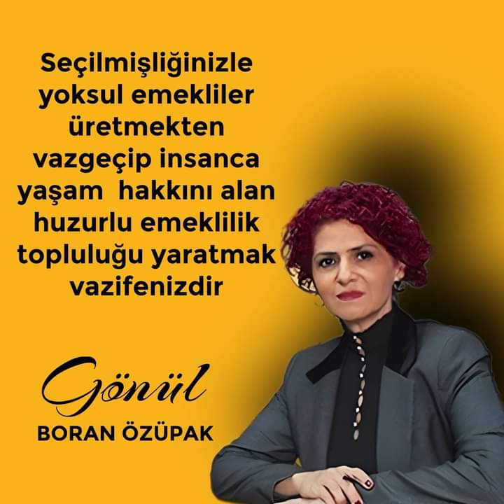 alperozupak's tweet photo. "Seçilmişliğinizle yoksul emekliler üretmekten vazgeçip insanca yaşam  hakkını alan huzurlu emeklilik topluluğu yaratmak vazifenizdir"

Gönül BORAN ÖZÜPAK
@gonulborann 
#emekli
@Akparti 
@RTErdogan 
@MHP_Bilgi 
@dbdevletbahceli https://t.co/kCGPQvcP83