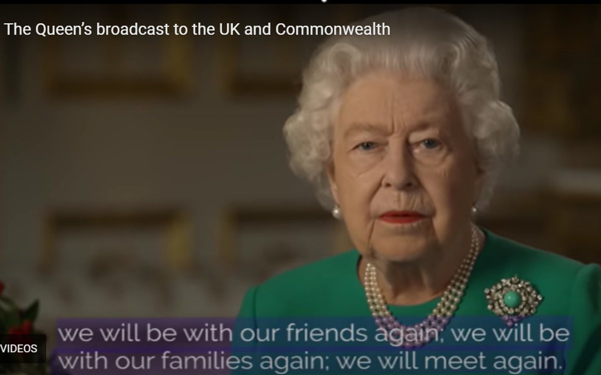 The calm tone of #Kate #PrincessofWales, as well as her uplifting comments at the end and her dramatic soundbite reminded me so much of the late #QueenElizabethII covid broadcast which was equally inspiring.