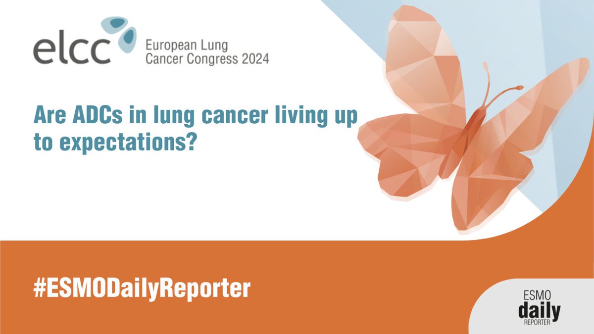 #ELCC24: High rates of adverse events in the experimental setting seem to limit the potential of #ADCs for patients with #NSCLC  #ESMODailyReporter 👉 ow.ly/r3cf50R0hnV @DrJNaidoo