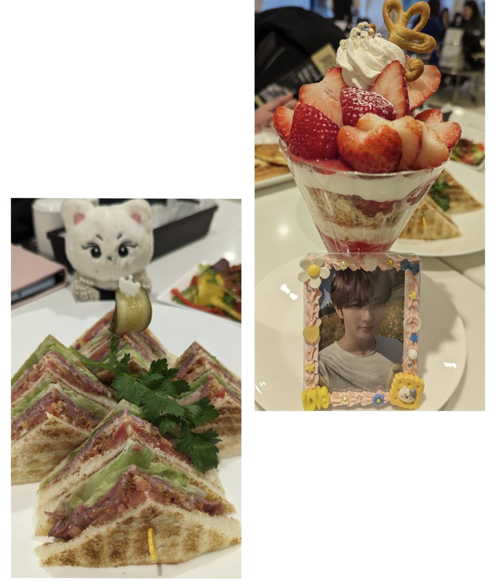 EN_jungwon0209's tweet image. 今日はお墓参り後に近くの韓国料理屋さんでランチコース😋このお店ずっと気になってて遂に行けた🥰
パンチャンがたくさん✨盛り付けが綺麗✨参鶏湯も鶏肉がホロホロで美味しかった🤤
帰りに新宿に寄ってTAKANOのパフェ😋いちごめちゃ甘かった🥰
、、、また食べ過ぎてる😅
#広尾 #HASUO #新宿 #TAKANO