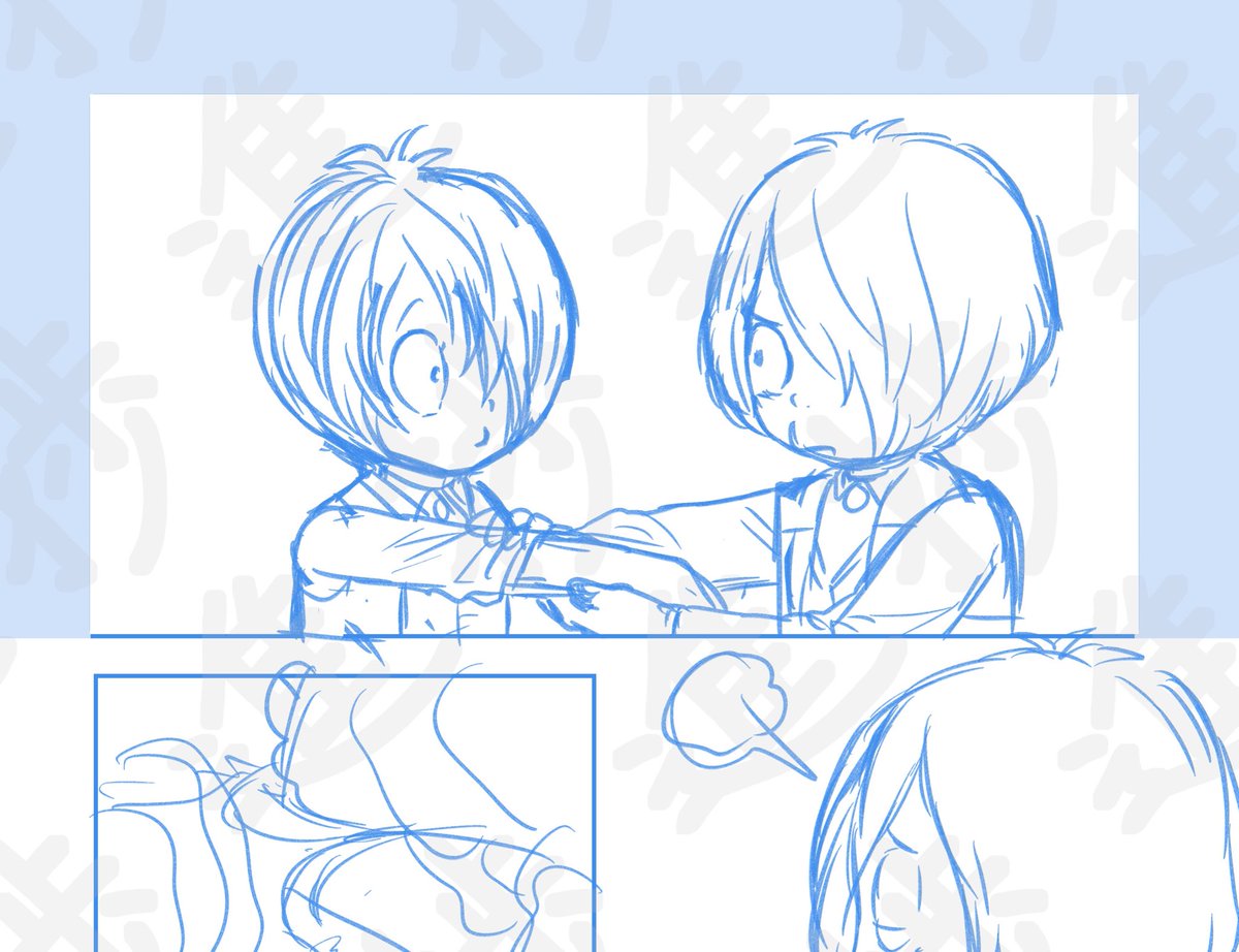 描いてる途中で爆睡してしまった🥹 
