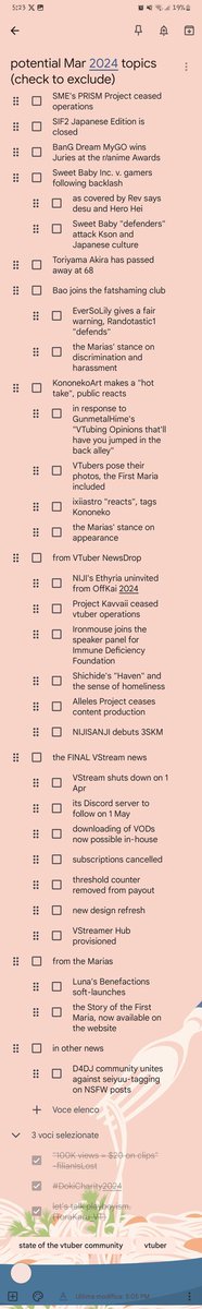 thebelovedmoon's tweet photo. here are the topics to be discussed for #StateOfTheVTuberCommunity's March Edition. stay tuned as we bid farewell to #VStream hours after this airing.ππππΈ
#AgaChuu #VTuber #VTuberUprising https://t.co/kQUpZxpuWT