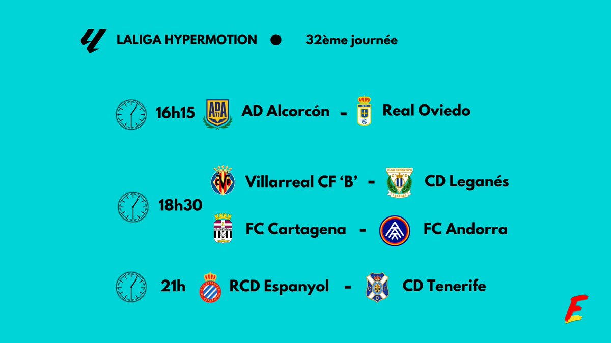 👉 À défaut de Liga, on a la Liga Hypermotion pour se contenter ce week-end 📅 Le programme du jour #LigaFr #LigaHypermotion