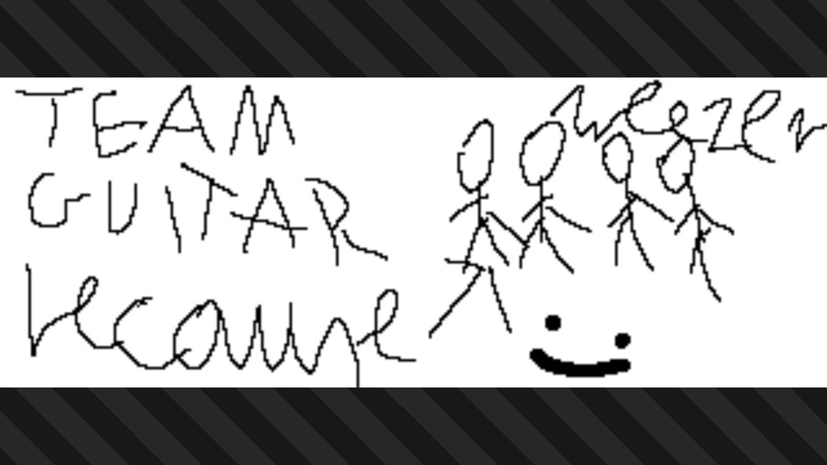 Domin1561's tweet image. #Splatoon3 #NintendoSwitch i chose Team Guitar cuz i like the buddy holly GUITAR RIFF