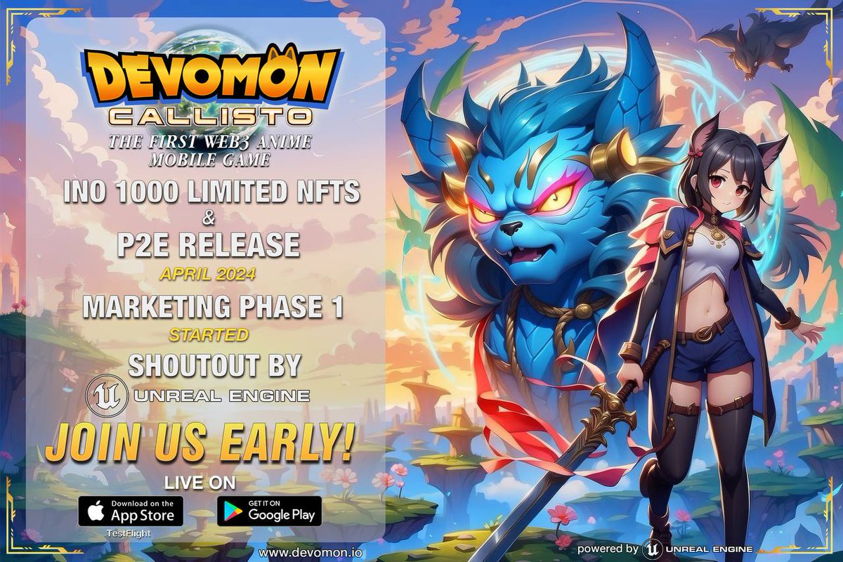 crypto_vkings's tweet photo. @SirKunt @OfficialDevomon Devomon the anime brand in WEB3. Devomon is more than just a game. Live on CEX &amp; DEX! 💎🚀

#anime #GameFi https://t.co/Mm8h2PUQLj
