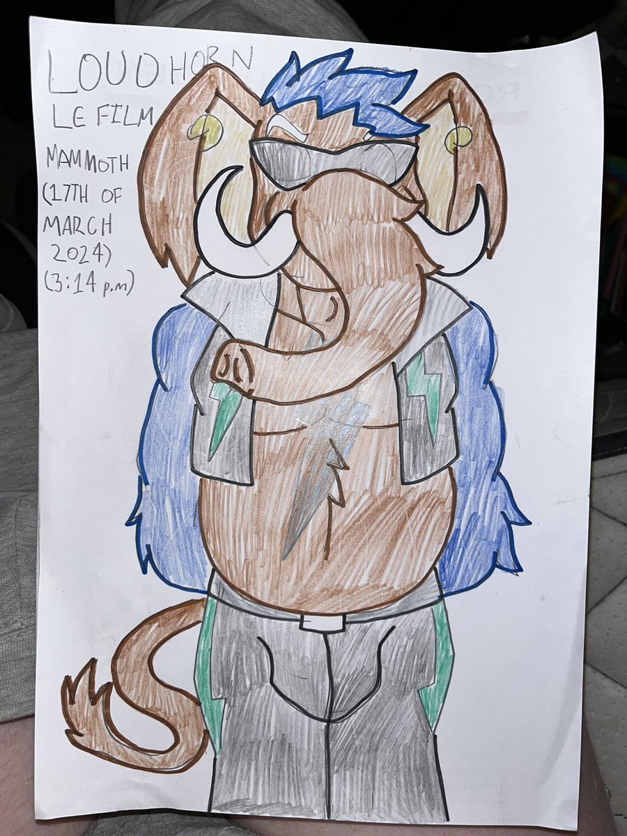 garphan95plus's tweet photo. Idea by @hilbertugueto
Meet LoudHorn Le Film Mammoth 🦣
Rockstar Actor
#mammoth #tusks #earrings #tunk #furry #sunglasses #chubby #male #art #drawing #tail #male #Sonic1603 #GarPhaN95 #2024 https://t.co/CxelFGKW7k