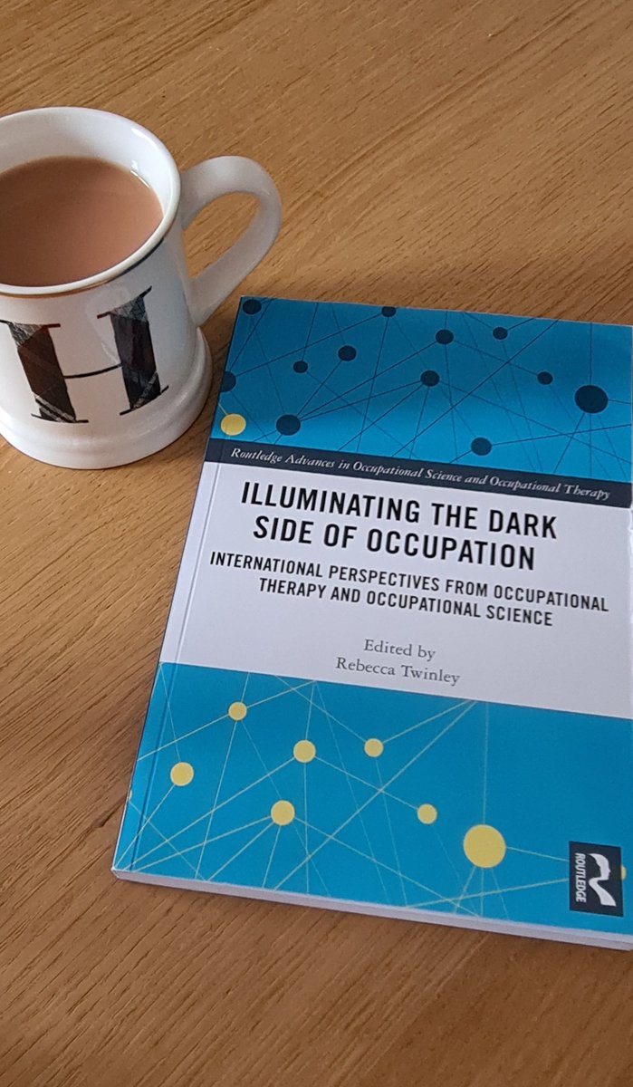 Saturday morning ☕️📚 Soo excited to finally be starting this book! #darksideofoccupation #occupationaltherapy #occupationalscience