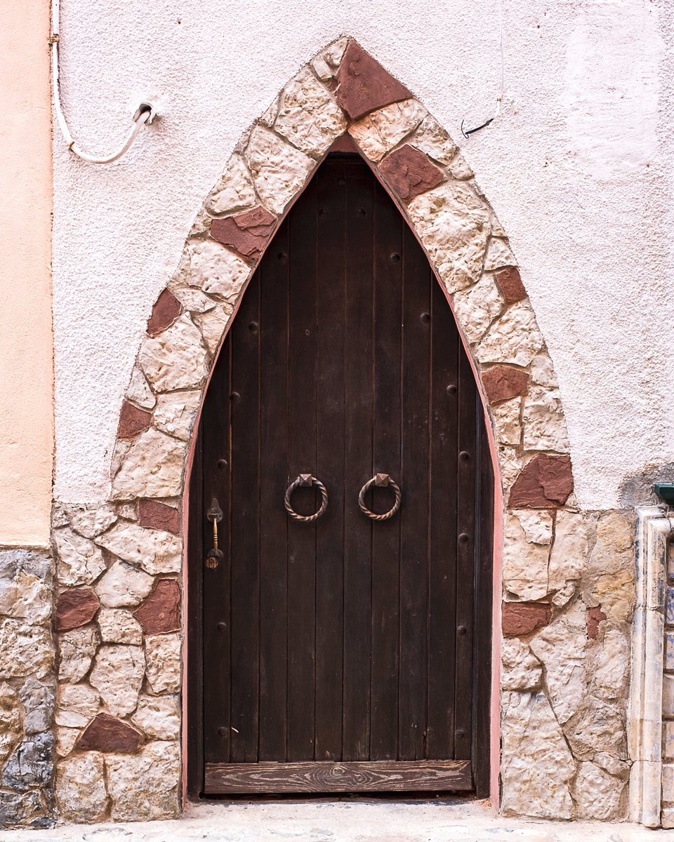 Pointy Door taken from Doors, Entrances, Exits and Boundaries. Part of a large body of work created over 10+ years.

Doors are bridges from inside to out, from space to space. If walls define boundaries then it is the door that enforces them.