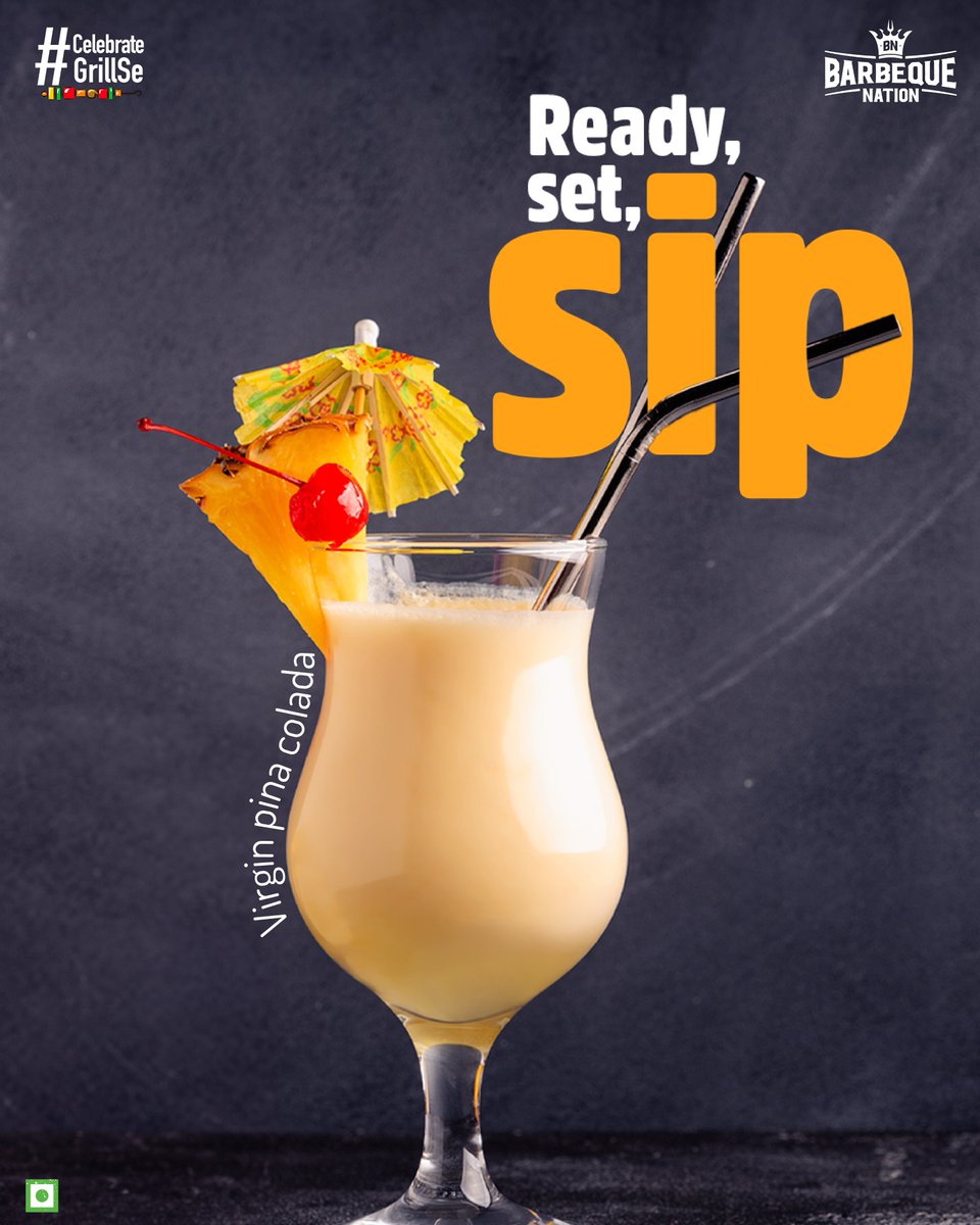 Beat the scorching heat with our icy cool mocktails! Tap the link in bio to book a table at Barbeque Nation and enjoy a range of refreshing treats. #mocktails #coolmocktails🍹#virginpinacolada #readysetsip