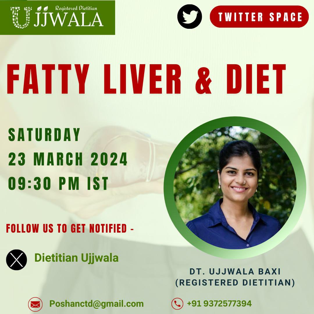 It’s not the same poster! Please take note of 2 different platforms, the talks will happen on both :))
#nutrition #diet #fattyliver