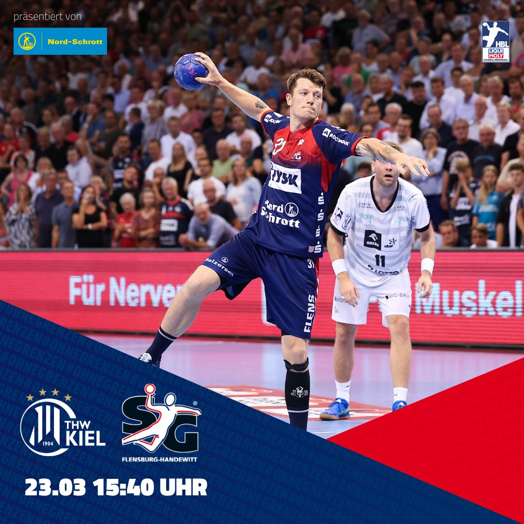 Heute ist nicht nur Spieltag - heute ist Derbytag! 🔥🤾 Wir wollen das Erlebnis aus dem Hinspiel wiederholen und gemeinsam mit Euch zwei Punkte nach Flensburg bringen! 💪 #sgpower💙❤ #OhneGrenzen 📸 @nordlyset72