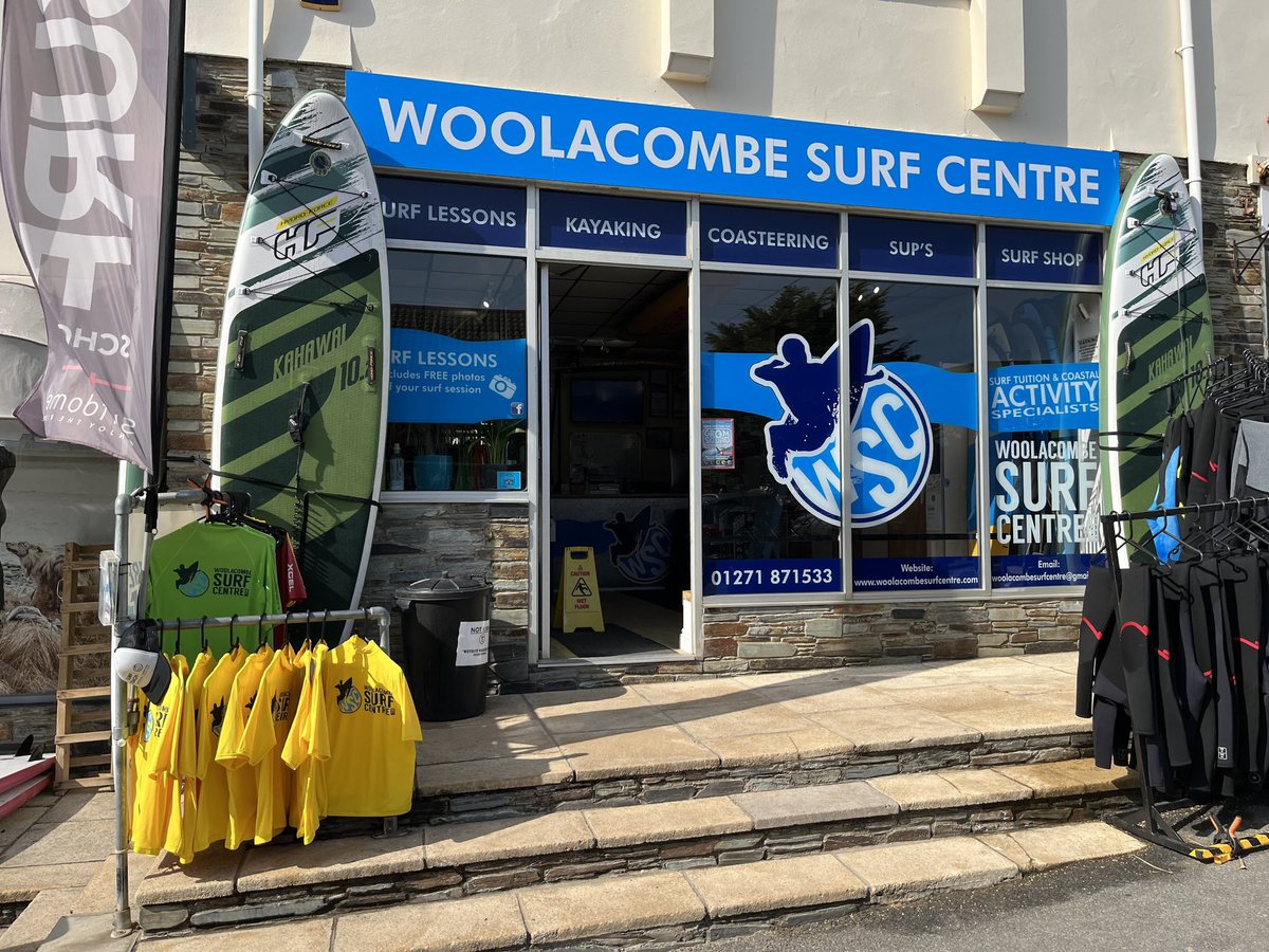 WoolacombeSurf's tweet photo. Back open for the 2024 season! ππ
Bring on the sun and surf! π€πβοΈπ #woolacombe #surfcentre #surfschool #woolacombebay #openfor2024 #surfing #surfers #coasteering #kayaking #standuppaddleboarding #learn #improve #seasonunderway #stoked #shakka #southwestsurfing #northdevon https://t.co/l1Sbf2xHrW