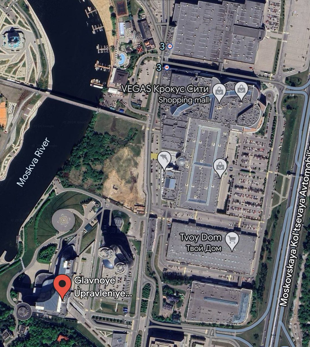 nexta_tv's tweet photo. ❗️The Special Forces building is located directly opposite the "Crocus", where the terrorist attack took place

At the same time, the terrorists were reportedly able to run away, while Russian Special Forces drove to the place of the tragedy for more than an hour.