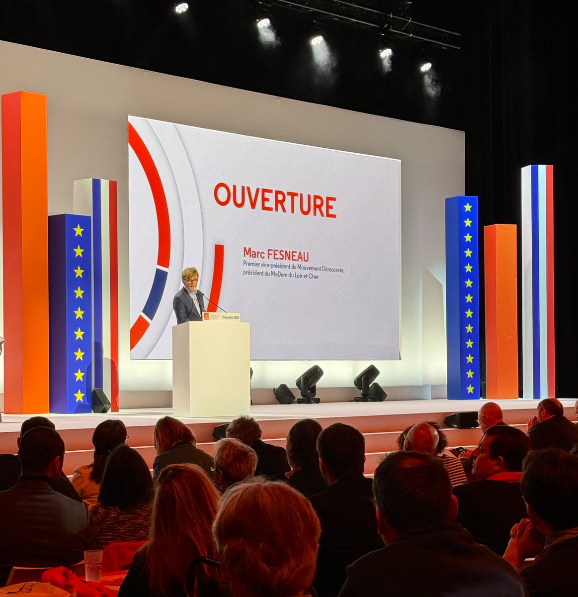 FlorianTHIERY's tweet photo. 🟠🇫🇷🇪🇺 En cette année du centenaire de notre famille politique, week-end à Blois pour le #CongresMoDem. Heureux de retrouvez les amis ! https://t.co/9v68CMO7WX