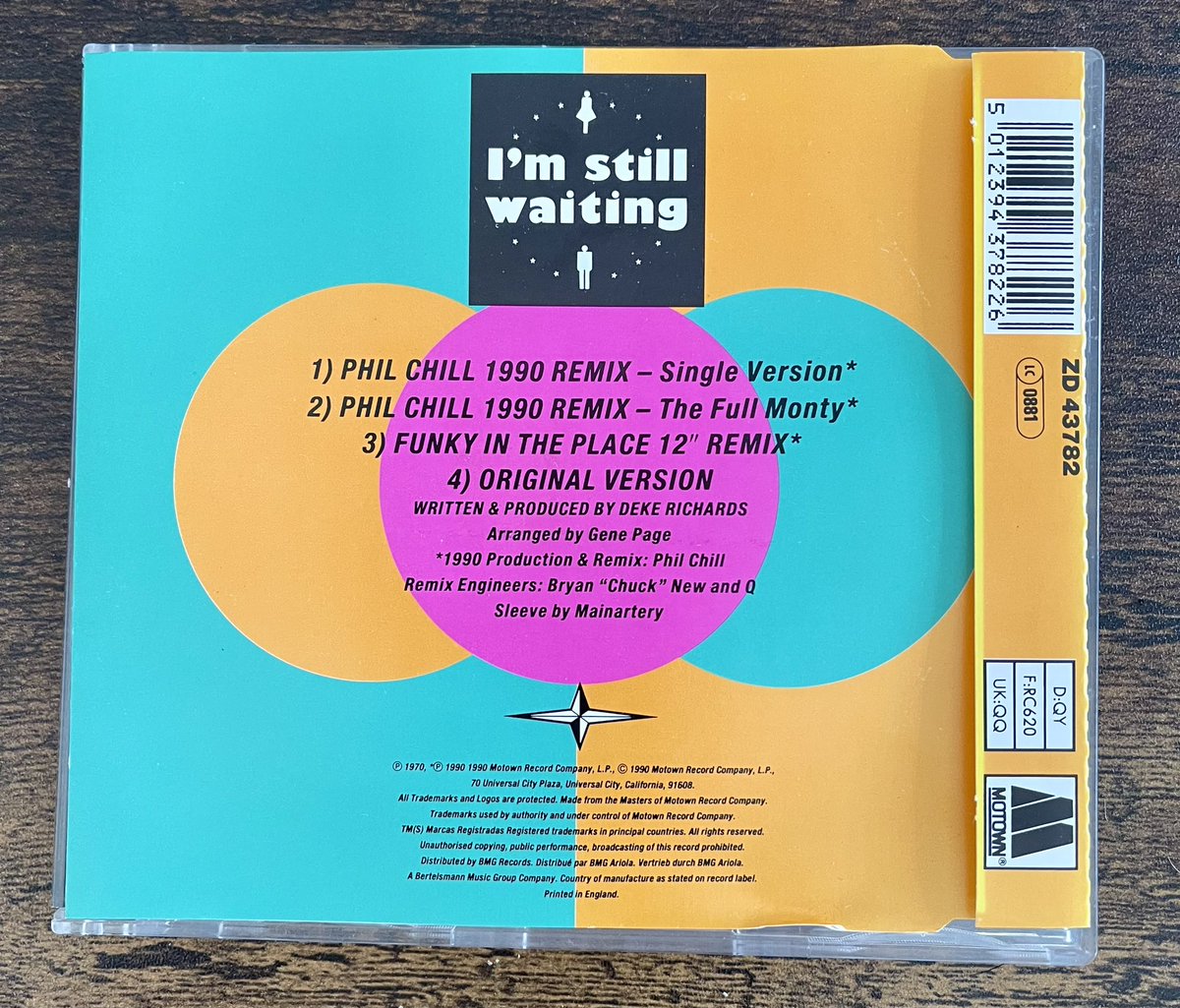 Poplifer73's tweet photo. Saturday!
Diana Ross “I’m Still Waiting (Phil
Chill 1990 Remix).
Motown Records CD Single.
https://t.co/ZAZ7na3KHg
@DianaRoss @ClassicMotown @motown
#DianaRoss #MsRoss #MotownRecords #RemixCD #NowPlaying https://t.co/lx3jNzEvEQ