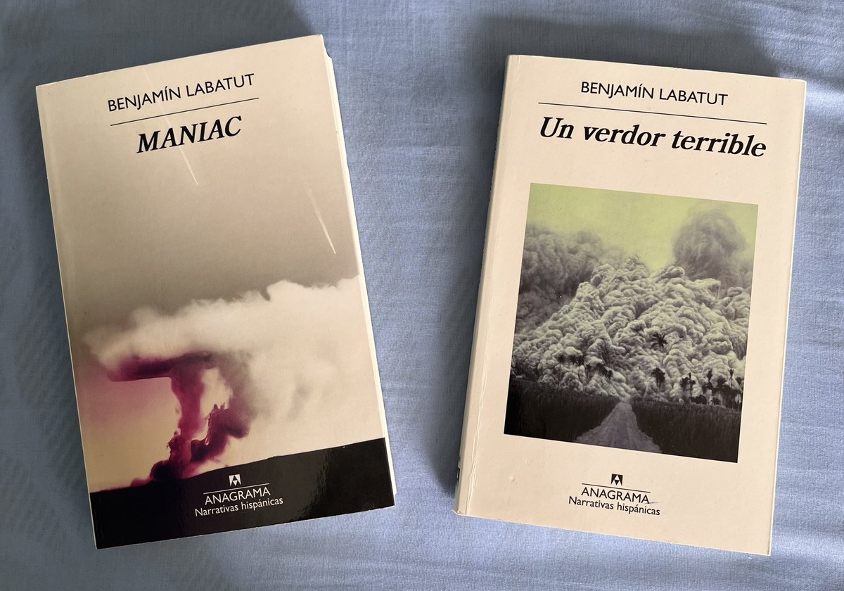 CromosMatemtico's tweet photo. Sin ser premeditado, pero me he hecho con estas dos novelas y ahora tengo unas ganas enormes de ponerme con ellas!
En una nos encontramos con Grothendieck y en otra con Von Neumann
@AnagramaEditor 
#Labatut https://t.co/IfC8MmpMa6